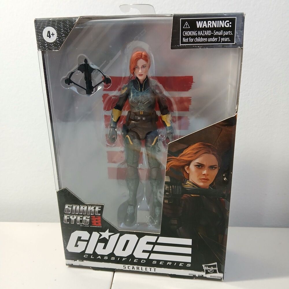 Hasbro G.I. Joe Classified Series Scarlett Snake Eyes Action Figure No 05 New